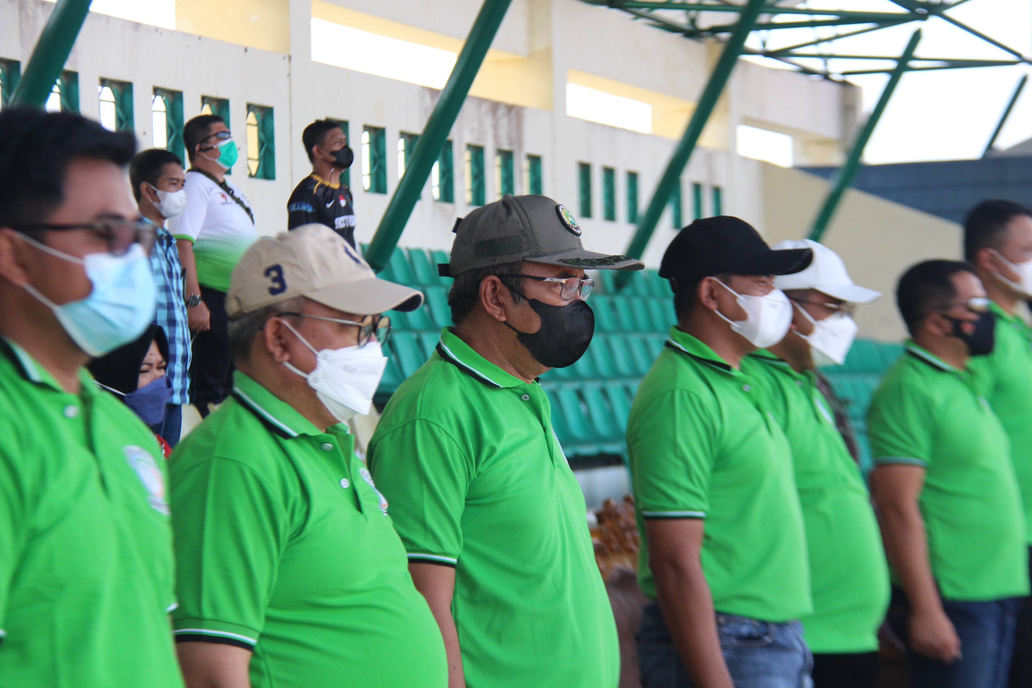 KETUA DPRD MENGHADIRI PEMBUKAAN TURNAMEN SEPAK BOLA DANMDIM CUP TAHUN 2022