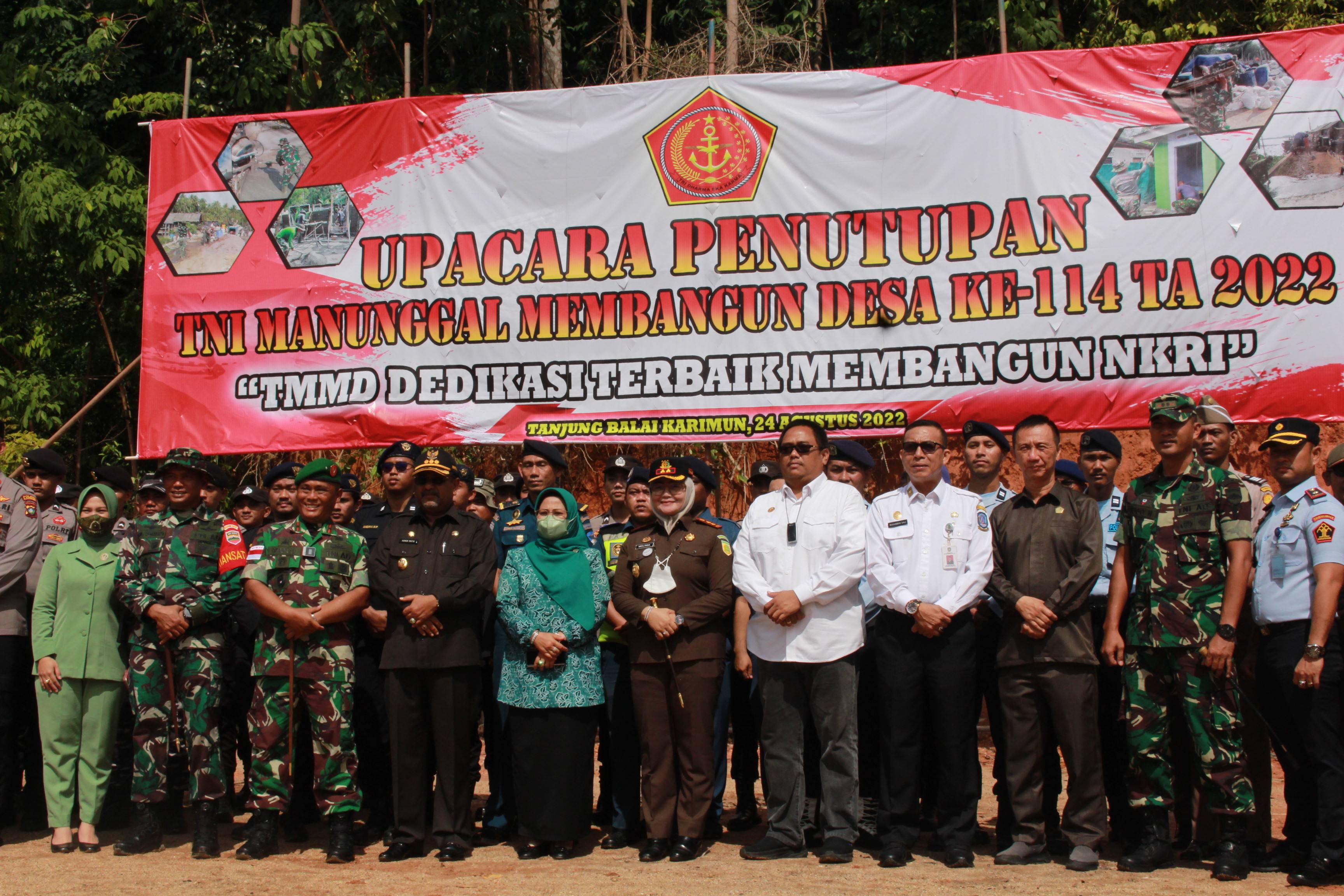 Upacara Penutupan TNI Manunggal Membangun Desa Ke 114 TA 2022